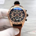 Best Quality Tag Heuer Carrera Rose Gold Skeleton Watches